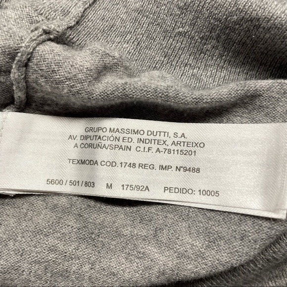 Massimo Dutti silk cashmere blend cardigan sweater lightweight button front - Picture 5 of 11